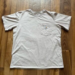 Carhartt Men's Original Fit Tan Pocket Short Sleeve Tee Shirt XL Work Casual
